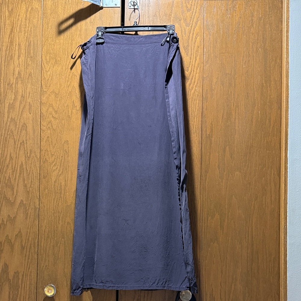 Eileen Fisher Deep Purple Maxi Skirt